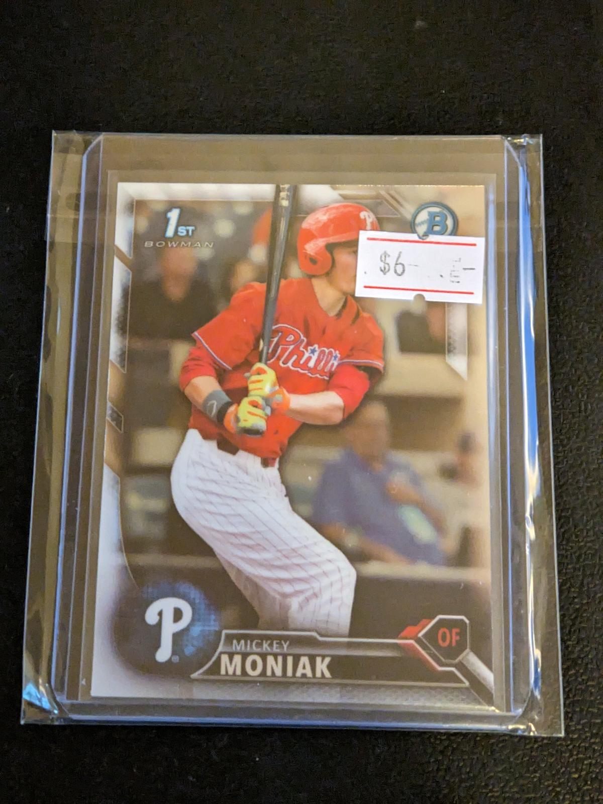 2021 Topps Archives Signature Series Mickey Moniak 1st Bowman Chrome