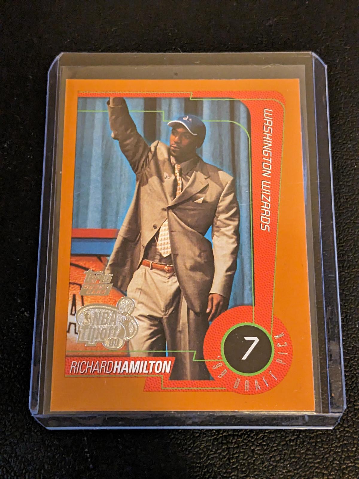 1999-00 Topps Richard Hamilton #114 Rookie RC gold