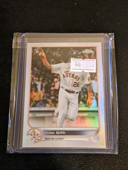 JOSE SIRI 2022 TOPPS CHROME RC REFRACTOR Rookie Card Astros #204 SP