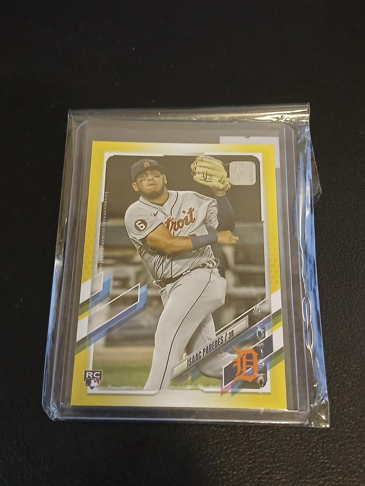 2021 Topps Series 1 Isaac Paredes RC Walgreens Yellow #65 | Tampa Bay Rays