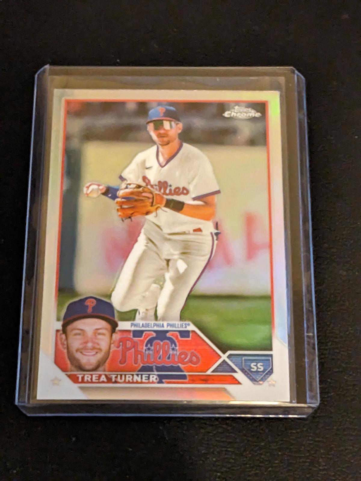 2023 Topps Chrome Logofractor Trea Turner Refractor #103 Phillies