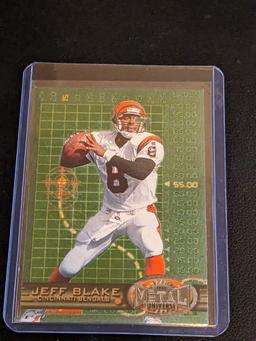 1997 Fleer Metal Jeff Blake Cincinnati Bengals #104