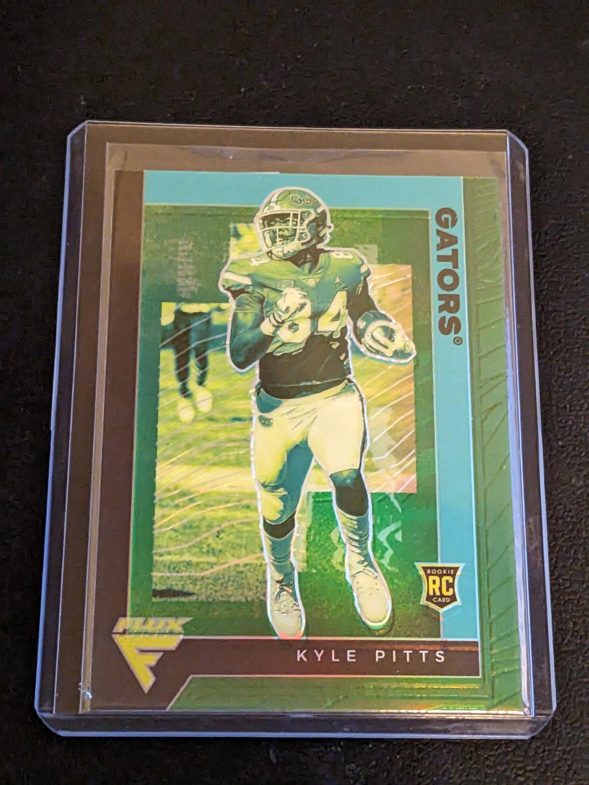 Kyle Pitts RC 2021 Chronicles Draft Picks Flux Chrome Rookie Card #249 Florida