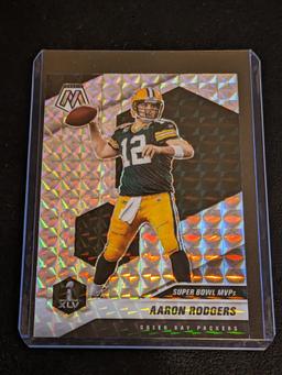 2021 Panini Mosaic SILVER MOSAIC #289 Aaron Rodgers Green Bay Packers