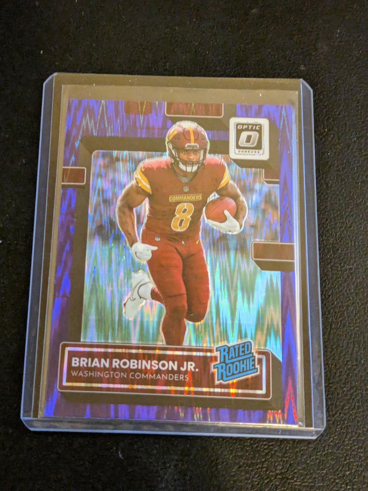 2022 Donruss Optic Rated Rookie Purple Shock