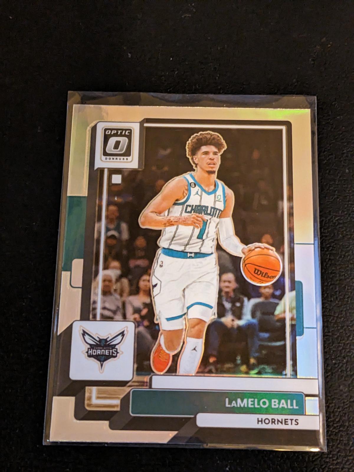 2022-23 Panini Donruss Optic LAMELO BALL #150 Silver Holo-Hornets