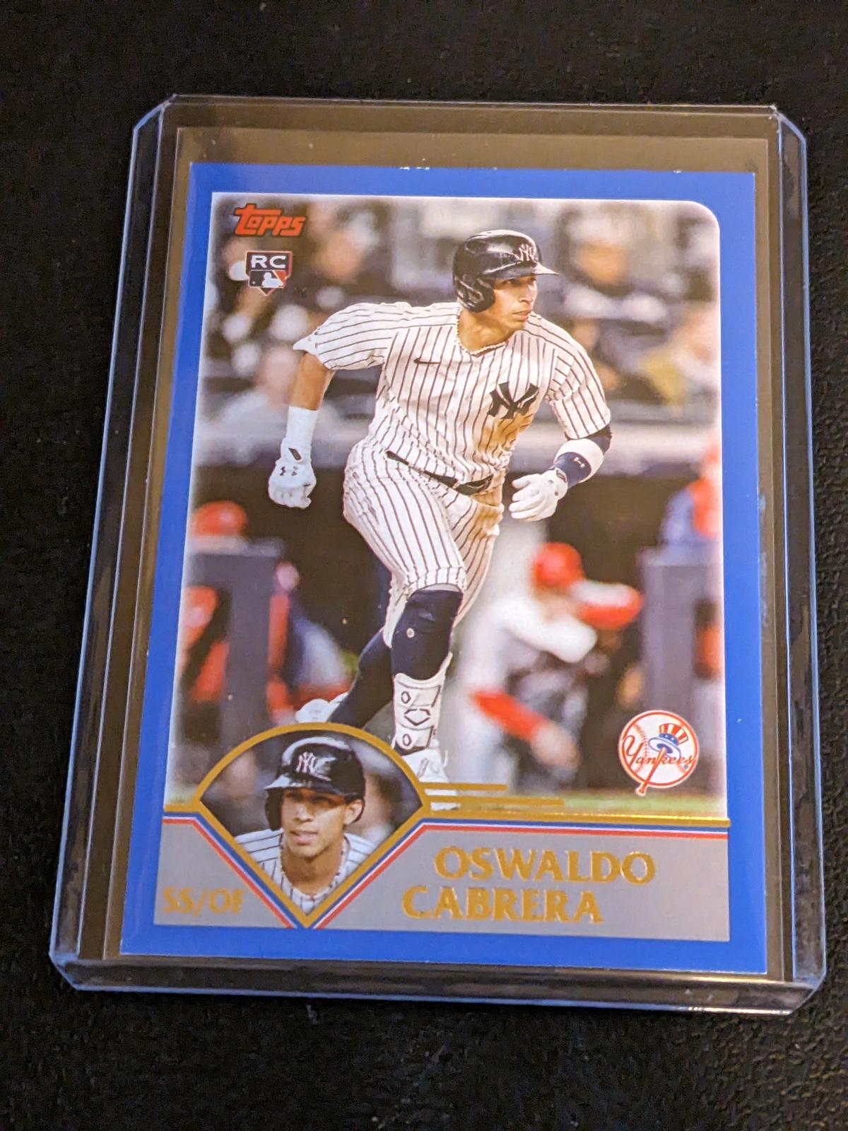 2023 Topps Archives #201 Oswaldo Cabrera RC New York Yankees Rookie