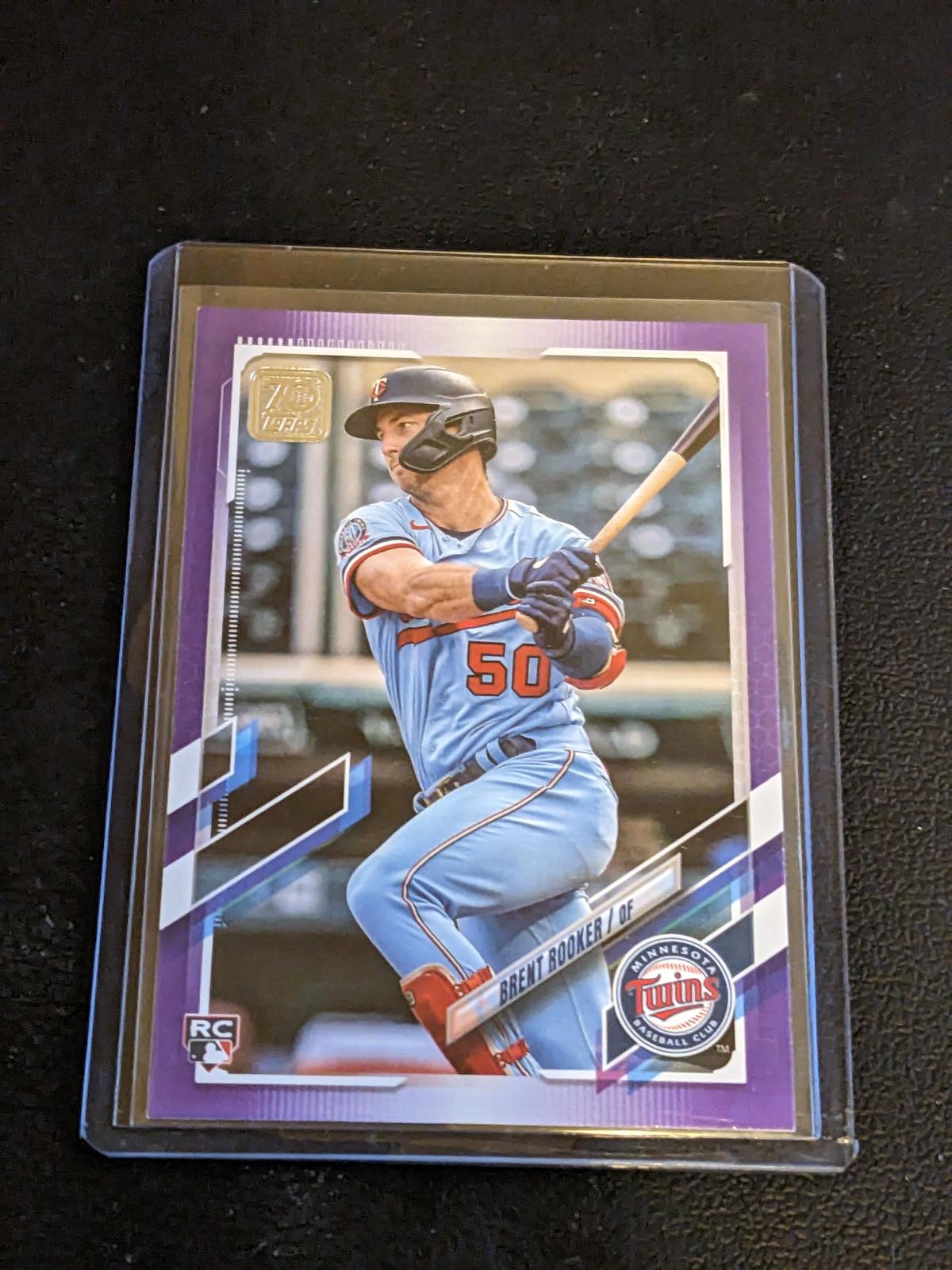 2021 TOPPS PURPLE MEIJER 480 Brent Rooker - Minnesota Twins RC