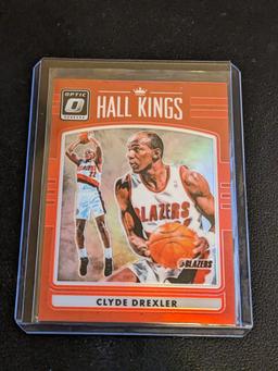 97/99 SP 2016 Donruss Optic Clyde Drexler Hall Kings Orange Refractor