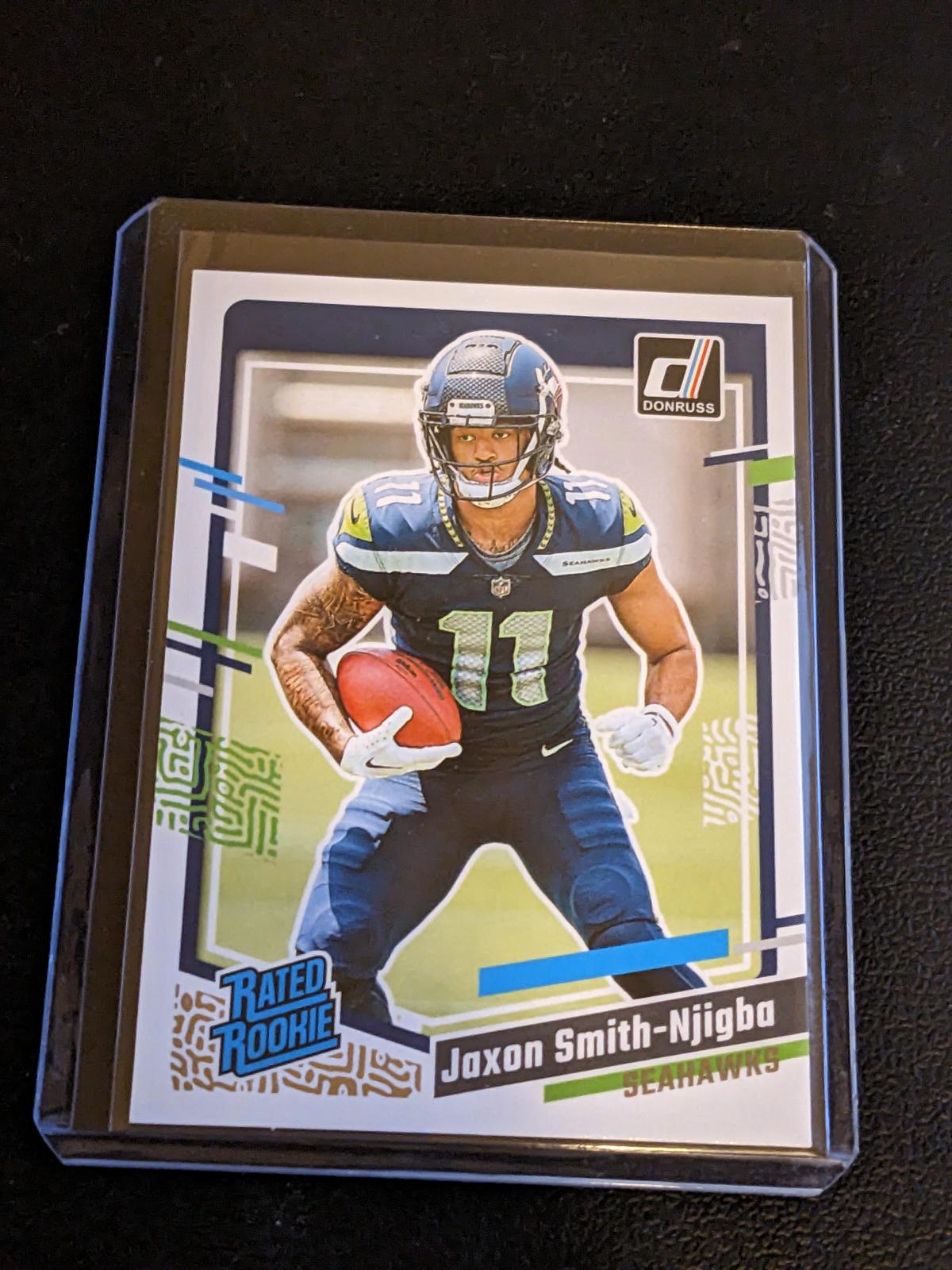 2023 Donruss Jaxon Smith-Njigba RATED ROOKIE 390 Panini Seattle Seahawks Base RC