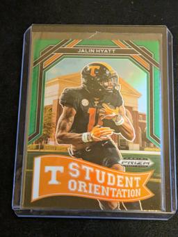 Jalin Hyatt Student Orientation 2023 Panini - Green Prizm Draft Picks # SO-14