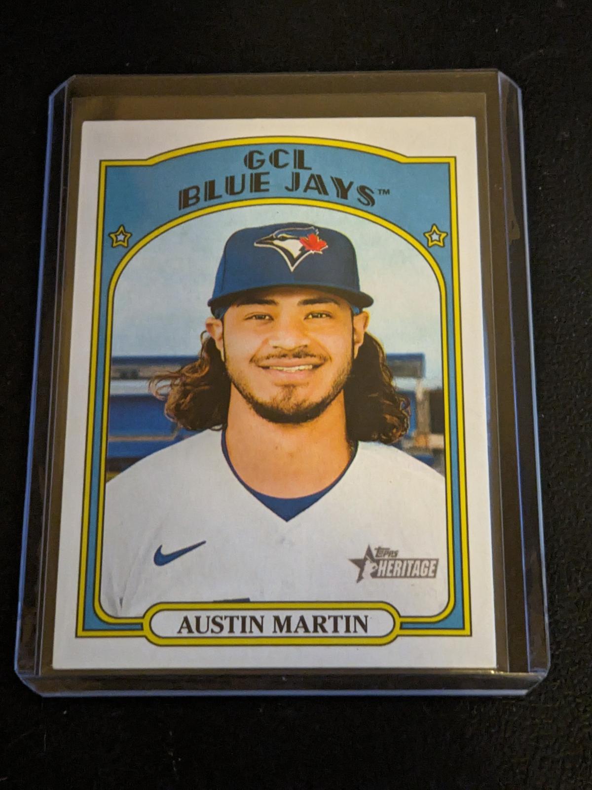 2021 Topps Heritage Minor League #50 Austin Martin