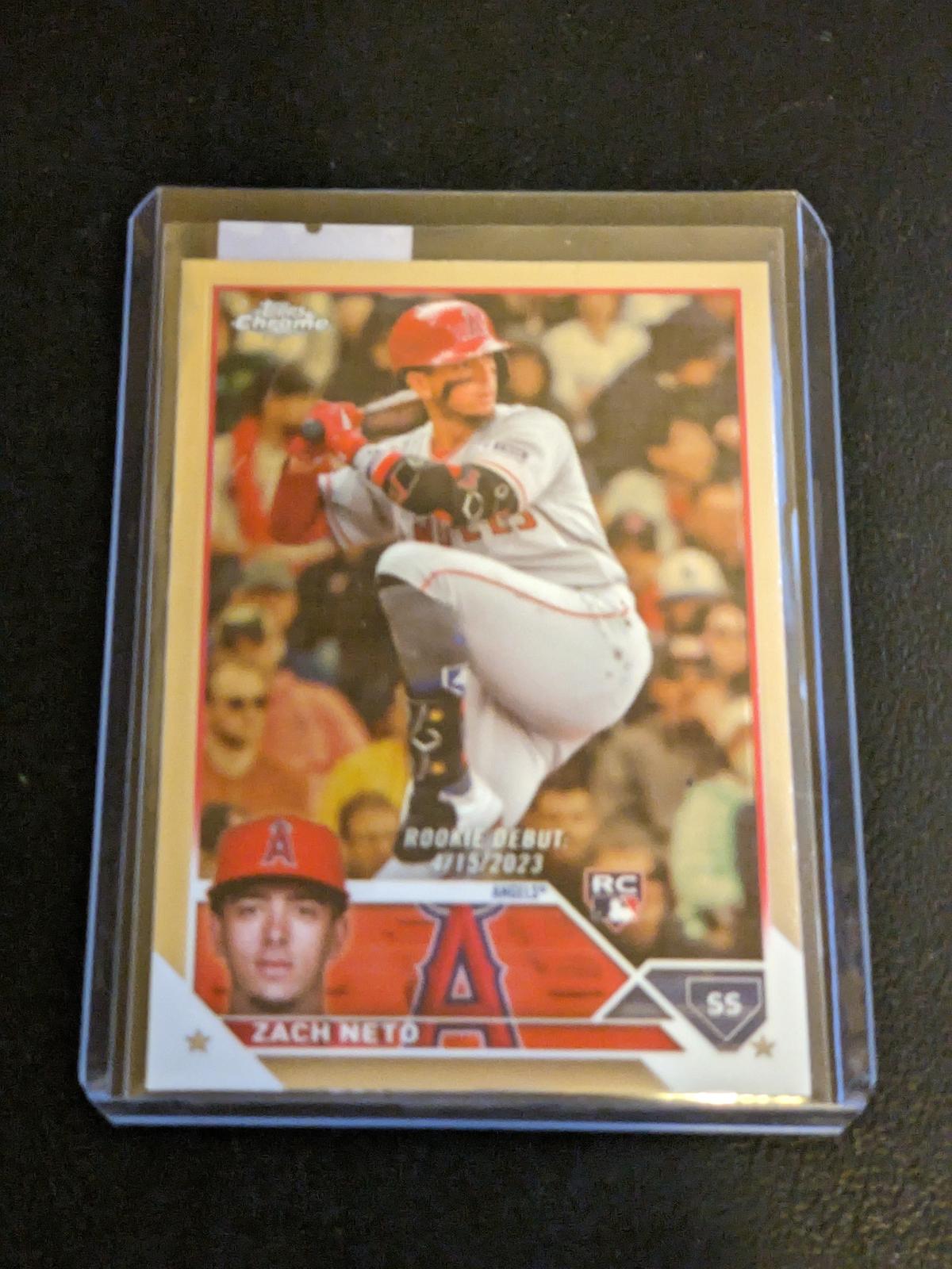 2023 Topps Chrome Zach Neto RC #USC95 Angels