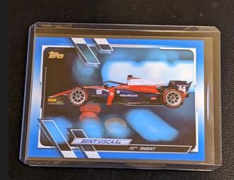 72/99 SP Bent Viscaal 2021 Topps F1 Formula 1 Blue