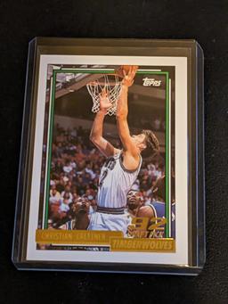 1992-93 Topps Basketball - '92 Draft Pick - #334 Christian Laettner Rookie Gold