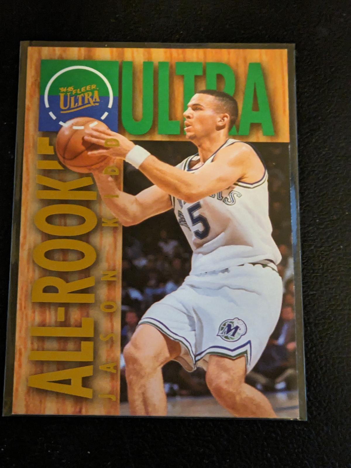 1994-95 Fleer Ultra Jason Kidd RC All-Rookie Insert Card #5 /15 Dallas Mavericks