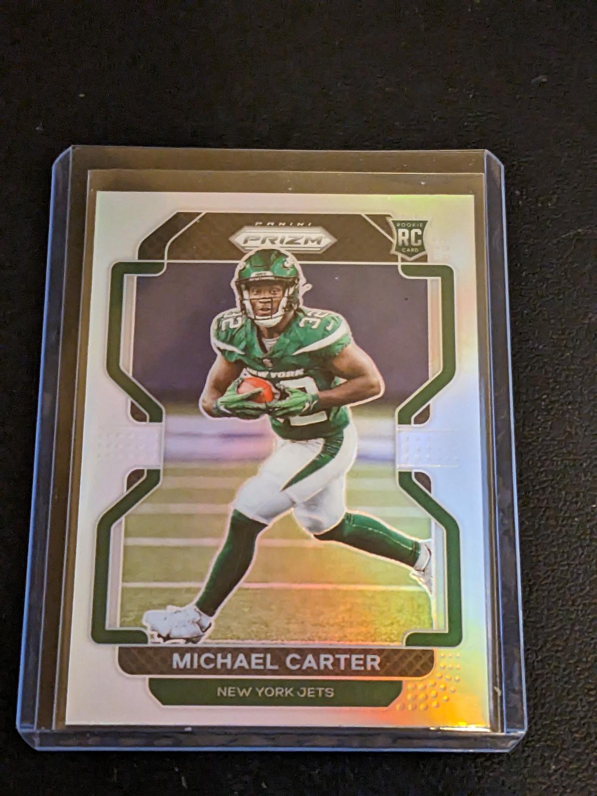 2021 Panini Prizm Rookie Variations Prizm Silver Michael Carter RC