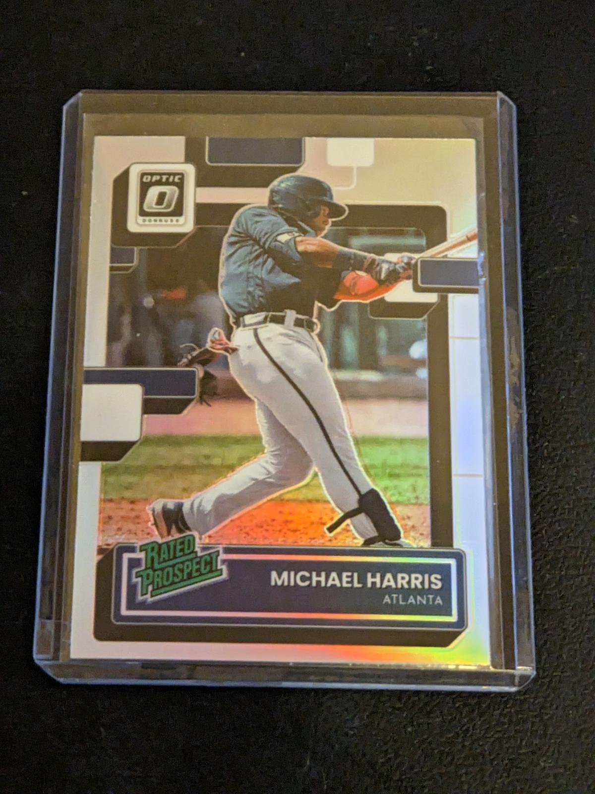 Michael Harris 2022 Panini Optic Rated Prospect Silver Holo RC Sp Braves