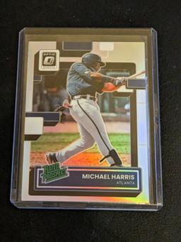 Michael Harris 2022 Panini Optic Rated Prospect Silver Holo RC Sp Braves