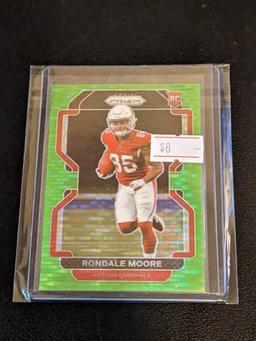 2021 Prizm Rondale Moore GREEN PULSAR PRIZM Card #347