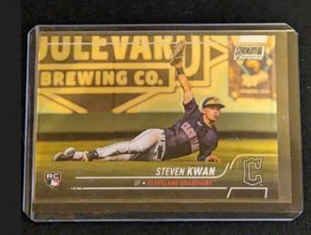 2022 Topps Stadium Club Chrome #327 Steven Kwan RC Rookie Cleveland Guardians