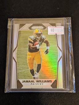 2017 Panini Prizm #237 Jamaal Williams Prizm Silver RC Rookie