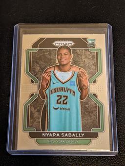 2022 Panini Prizm WNBA Basketball #185 Nyara Sabally New York Liberty RC Rookie