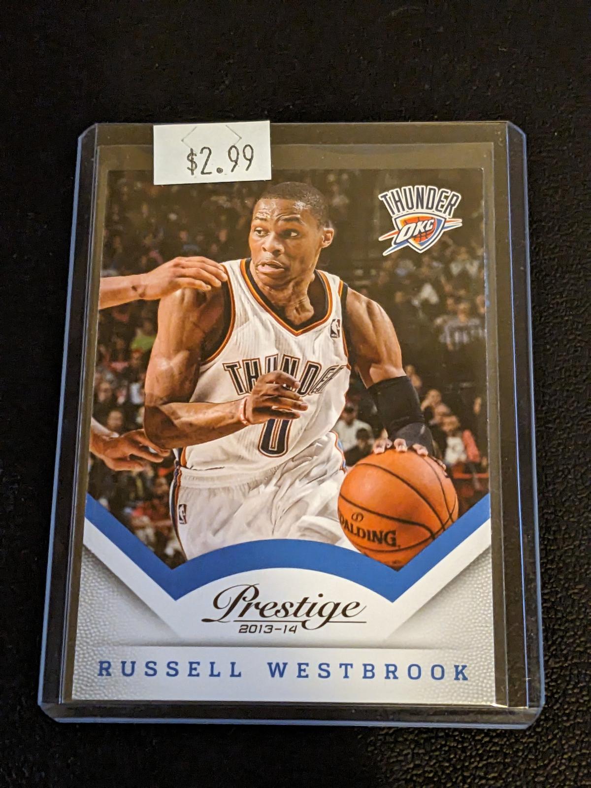 RUSSELL WESTBROOK (Oklahoma City Thunder) 2013-14 PANINI PRESTIGE CARD #49