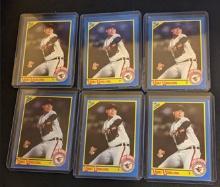x6 lot all being 1990 SCORE #581 CURT SCHILLING 's