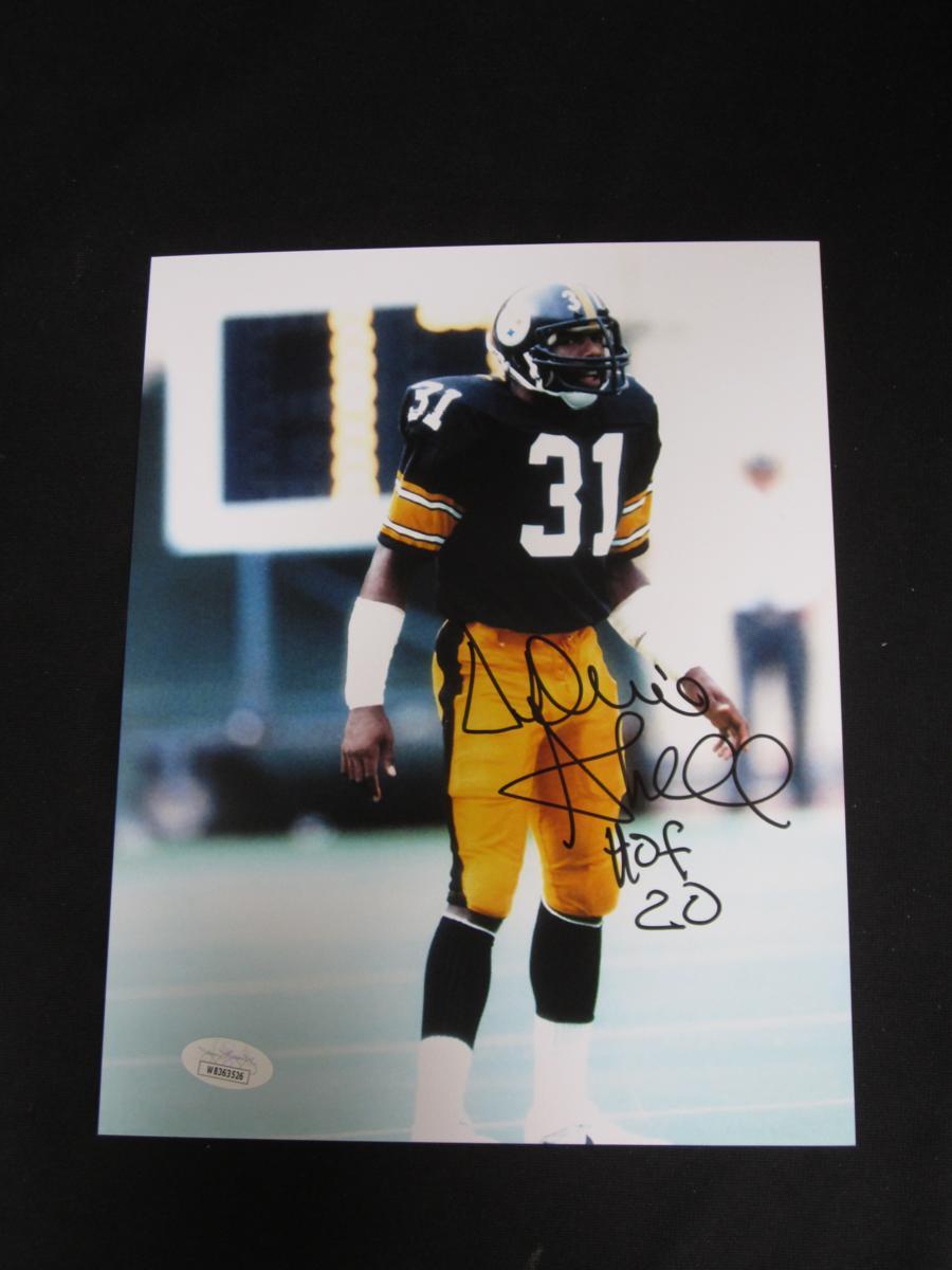 DONNIE SHELL SIGNED 8X10 PHOTO STEELERS JSA