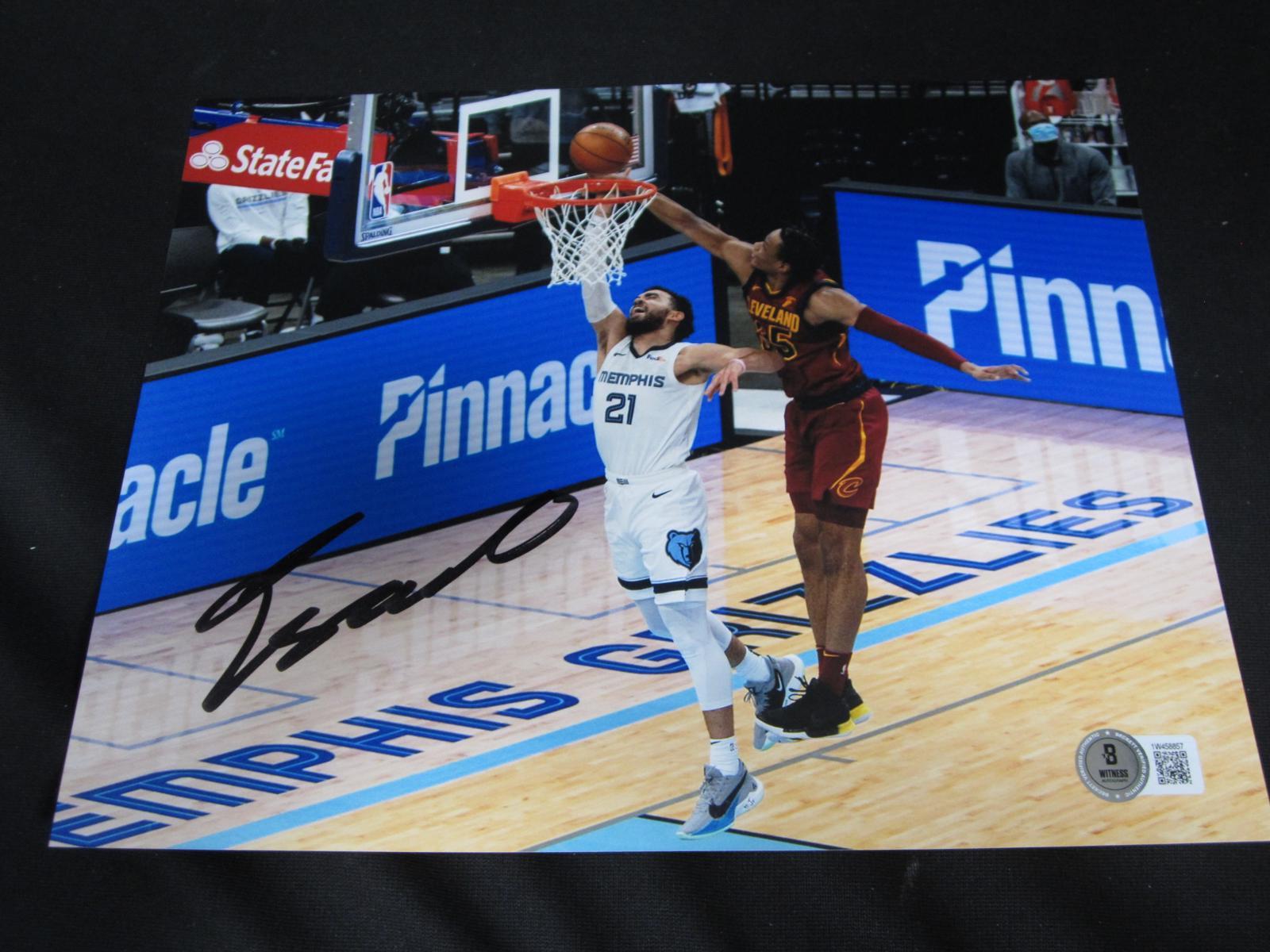 ISAAC OKORO SIGNED 8X10 PHOTO CAVALIERS BAS