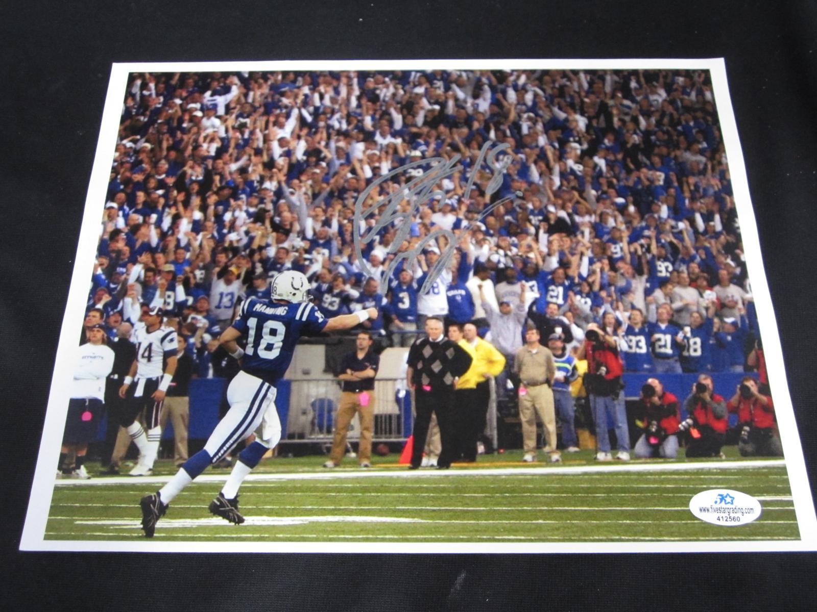 PEYTON MANNING SIGNED 8X10 PHOTO FSG COA