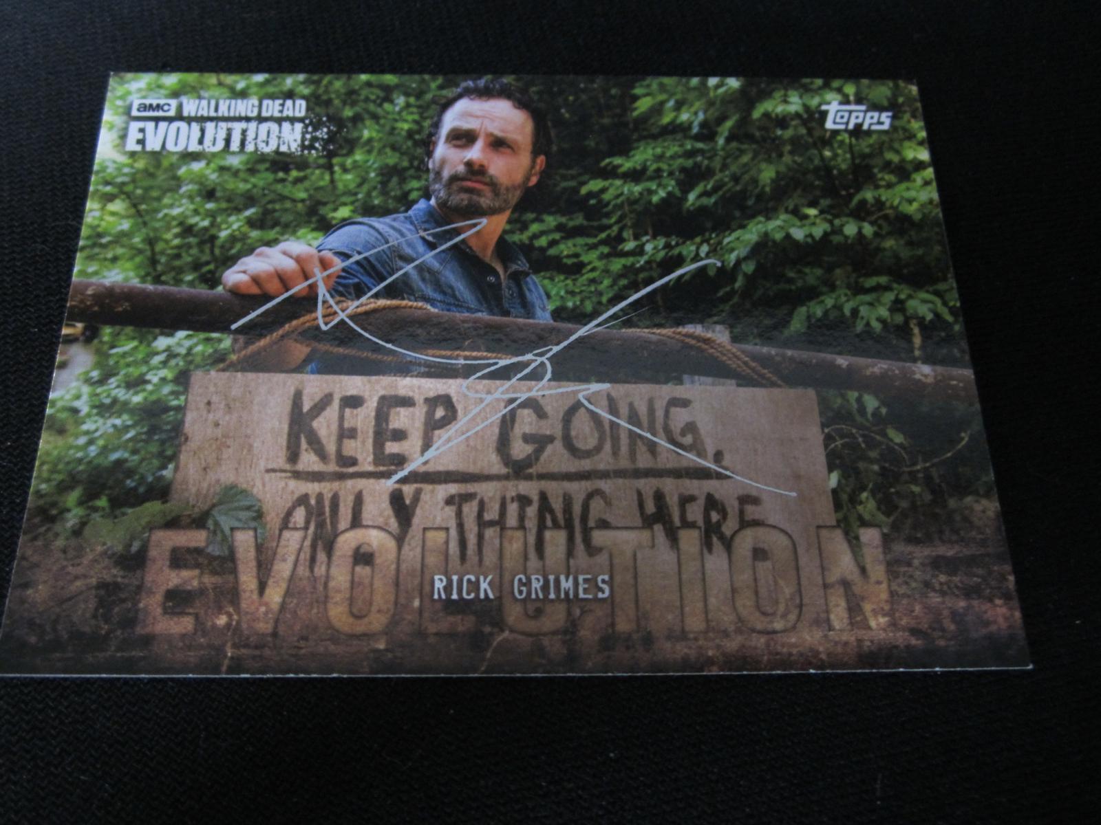 2017 TOPPS ANDREW LINCOLN AUTOGRAPH COA