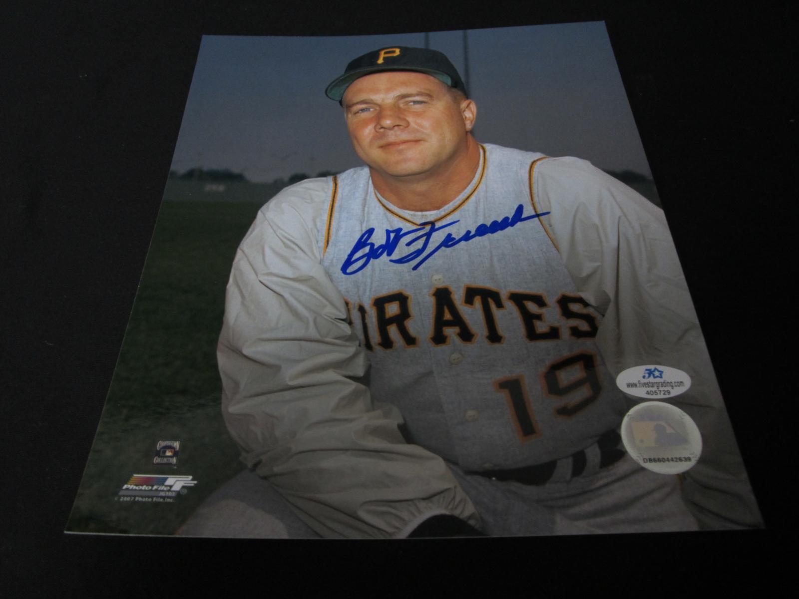 BOB FRIEND SIGNED 8X10 PHOTO PIRATES COA