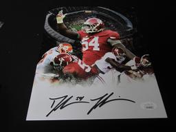 DALVIN TOMLINSON SIGNED 8X10 PHOTO JSA COA