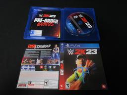 JOHN CENA SIGNED WWE 2K23 PS4 GAME COA