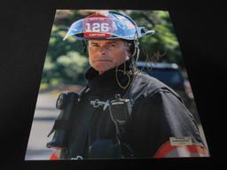 ROB LOWE SIGNED 8X10 PHOTO TEXAS 911 COA