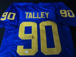 DARRYL TALLEY SIGNED JERSEY JSA COA