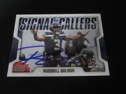 2018 SCORE RUSSELL WILSON AUTOGRAPH COA