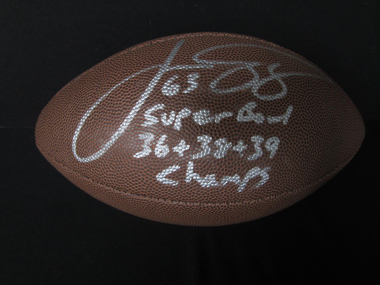 JOE ANDRUZZI SIGNED FOOTBALL FSG COA