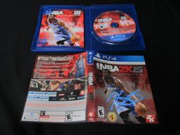 KEVIN DURANT SIGNED NBA 2K15 PS4 GAME COA