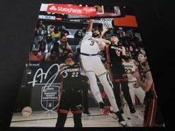 ANTHONY DAVIS SIGNED 8X10 PHOTO LAKERS COA