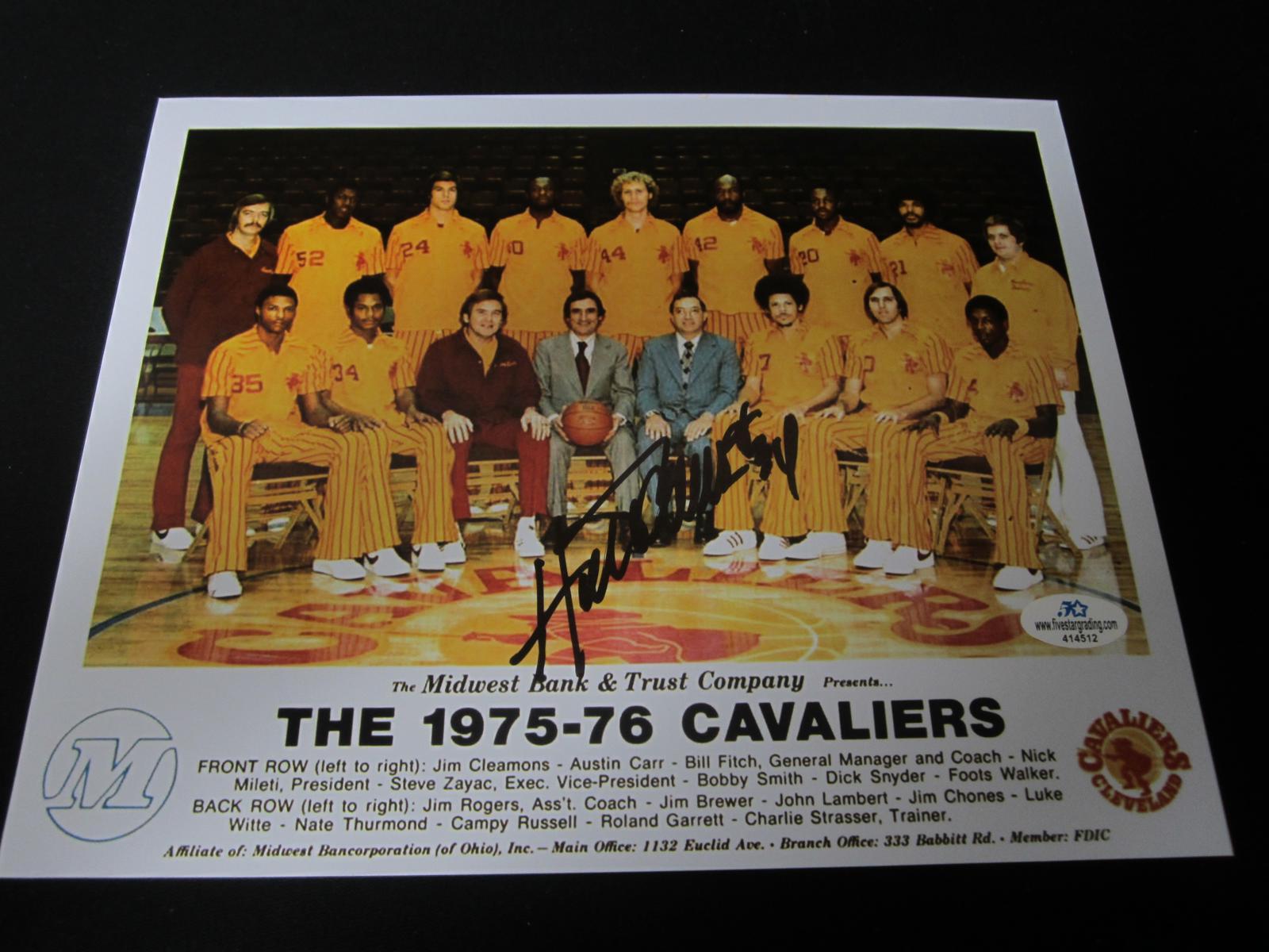 AUSTIN CARR SIGNED 8X10 PHOTO CAVALIERS COA