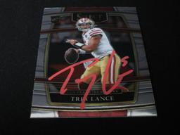 2021 SELECT TREY LANCE AUTOGRAPHED RC COA