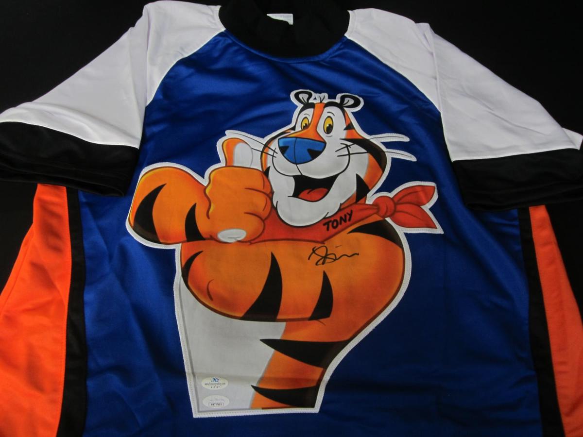 TONY DANIELS SIGNED TIGER CUSTOM JERSEY JSA