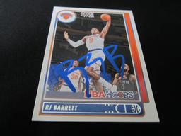 RJ Barrett Signed Trading Card FSG COA