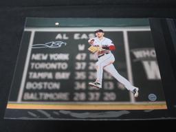 Trevor Story Signed 8x10 Photo COA Pros