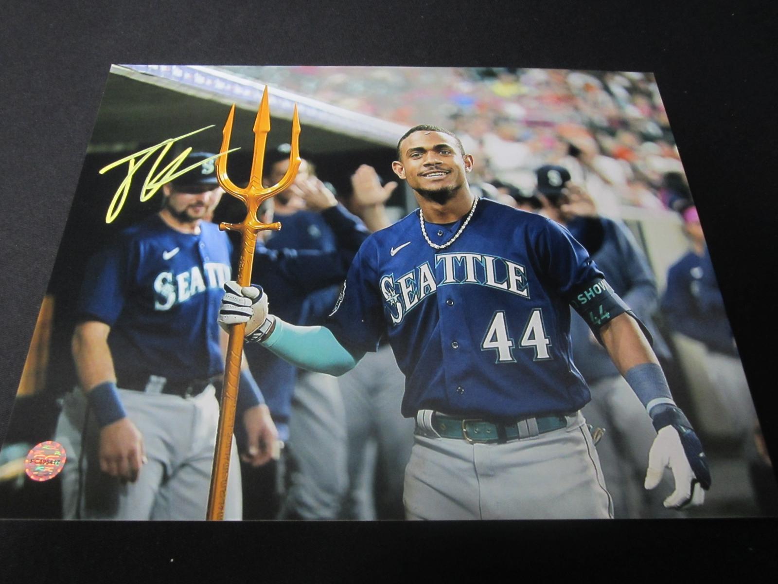 Julio Rodriguez Signed 8x10 Photo COA Pros