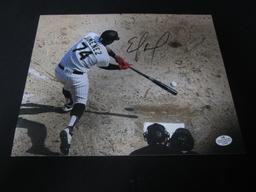 Eloy Jimenez Signed 8x10 Photo VSA COA