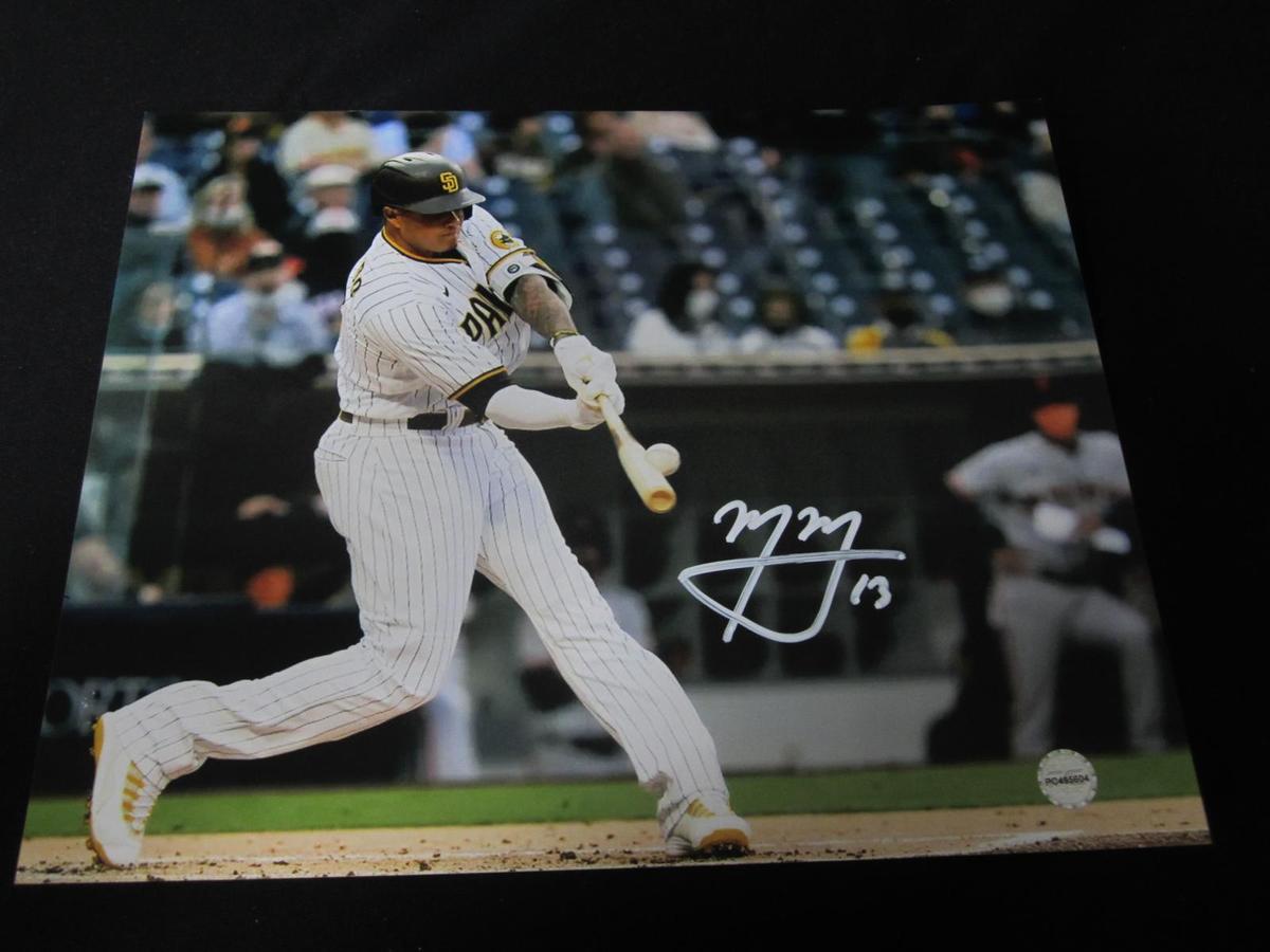 Manny Machado Signed 8x10 Photo COA Pros